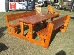 Outdoor furniture - picnic tables