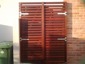 Balau or timber screening