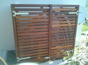 Balau or timber screening