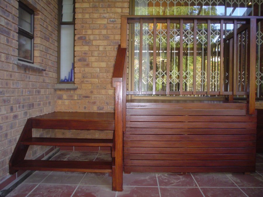 Wooden Stairs Built in Cowies Hill, Durban