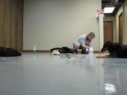 Removing floor adhesive