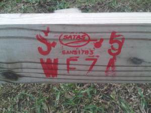 Wooden deck guarantee