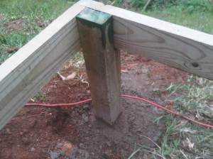 Wooden deck guarantee