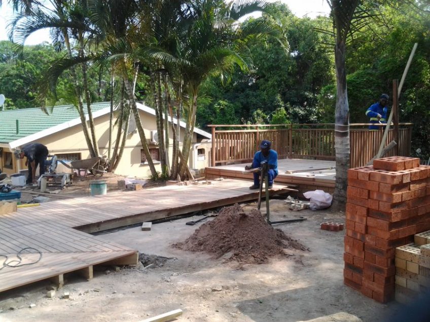Wooden deck installer Durban