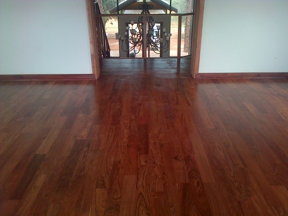 Solid hardwood floors