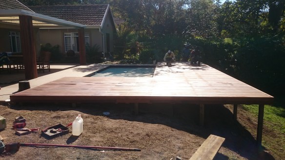 Wooden Sun decks Durban