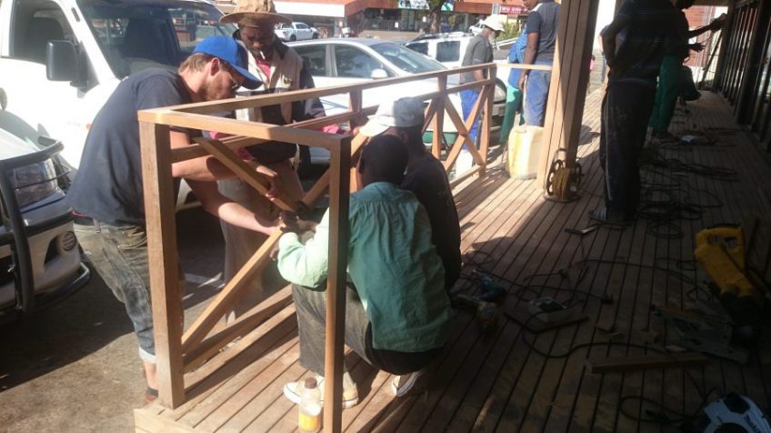 Wooden Balustrade Wooden Deck Wooden Stairs 1