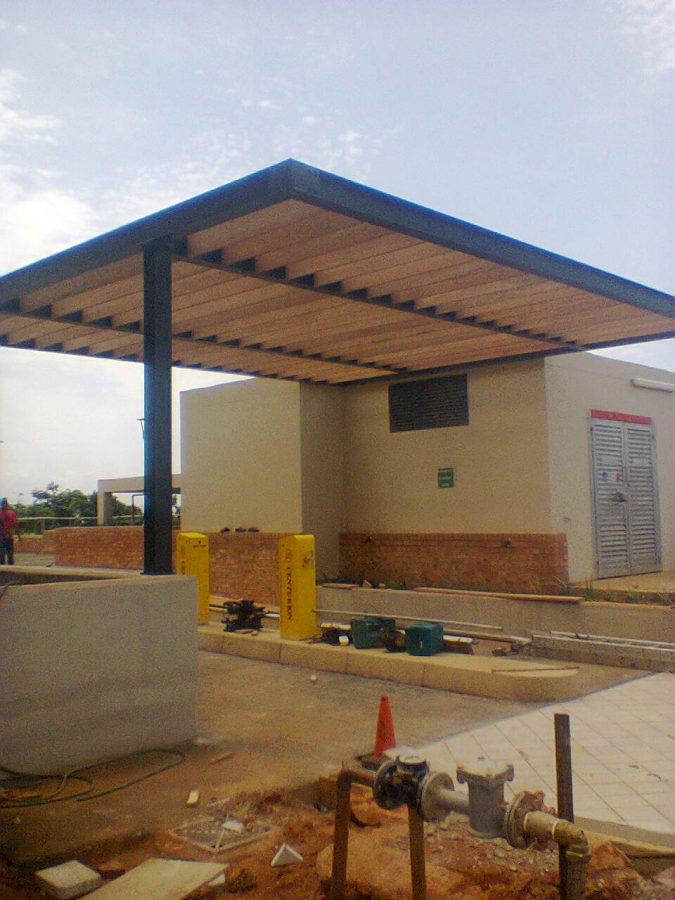 Steel And Timber Pergola, December 2015 5