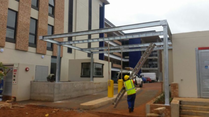 Steel And Timber Pergola, December 2015 4