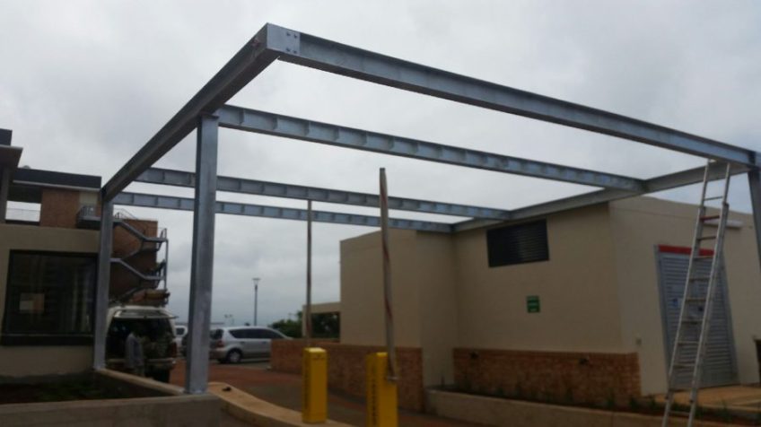 Steel And Timber Pergola, December 2015 2