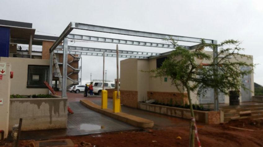 Steel And Timber Pergola, December 2015 1