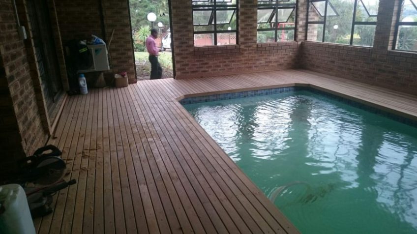 Wooden Pool Deck Estcourt March 2016 3