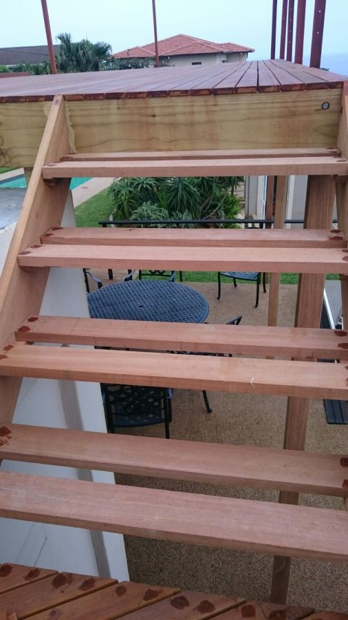 Deck and Stairs Umhlanga March 2016 9
