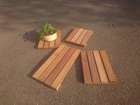 Balau pot plant bases Durban