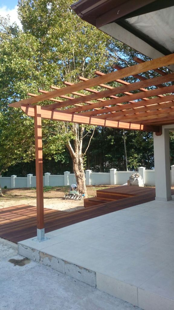 Kloof Balau Timber Pergola